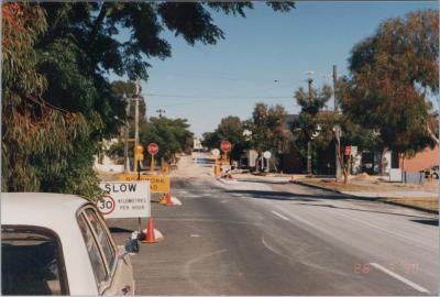 PHOTOGRAPH: 'CHURCHILL AVENUE ROADWORKS', 1990