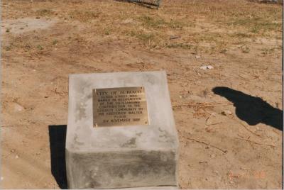 PHOTOGRAPH: 'NAMING OF FLOOD STREET, JOLIMONT', 1988