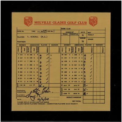 T. KENDALL SCORECARD 1979