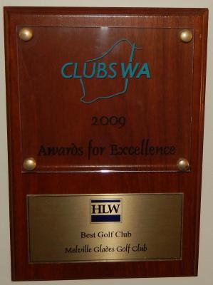 CLUBS WA AWARD - BEST GOLF CLUB 2009