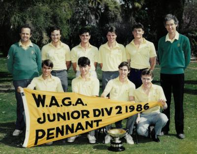 PENNANT - BOYS - WAGA DIVISION 2 1986