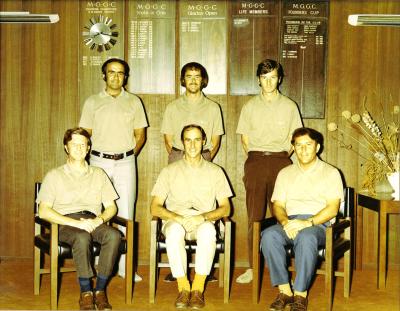 INAUGURAL METROPOLITAN MENS PENNANT TEAM 1972