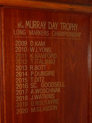 MEN'S LONG MARKERS CHAMPIONSHIP (NETT) (MURRAY DAY TROPHY)