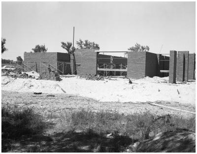 CLUBHOUSE CONSTRUCTION - EARLY FEBRUARY 1969