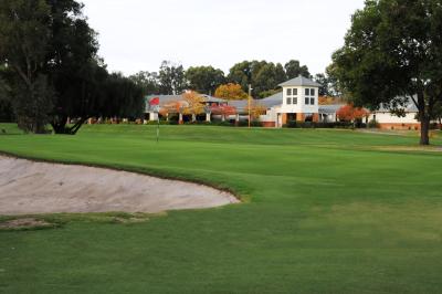 CLUBHOUSE VIEW FROM 18TH HOLE 2013