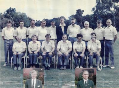 MENS METROPOLITAN PENNANT SQUAD 1988