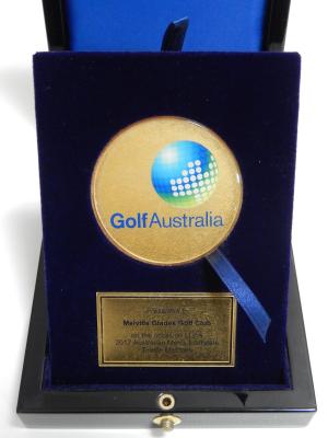 MEMENTO OF 2017 AUSTRALIAN MEN'S INTERSTATE TEAMS MATCHES