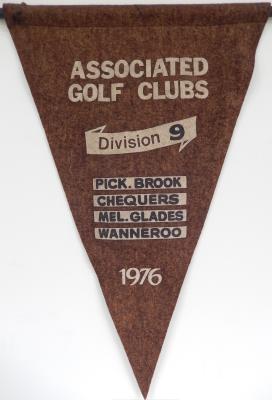 PENNANT - MEN - ASSOCIATED GOLF CLUBS DIVISION 9 1976