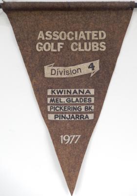 PENNANT - MEN - ASSOCIATED GOLF CLUBS DIVISION 4 1977