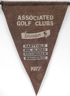 PENNANT - MEN - ASSOCIATED GOLF CLUBS DIVISION 5 1977