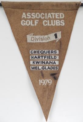 PENNANT - MEN - ASSOCIATED GOLF CLUBS DIVISION 1 1979