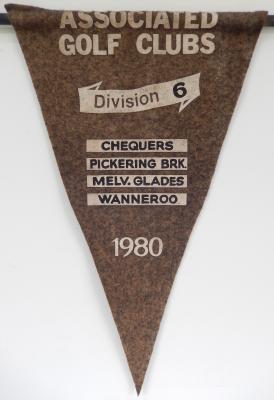 PENNANT - MEN - ASSOCIATED GOLF CLUBS DIVISION 6 1980