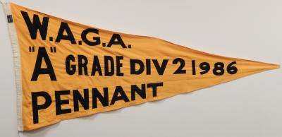 PENNANT - MEN - WAGA A GRADE DIVISION 2 1986