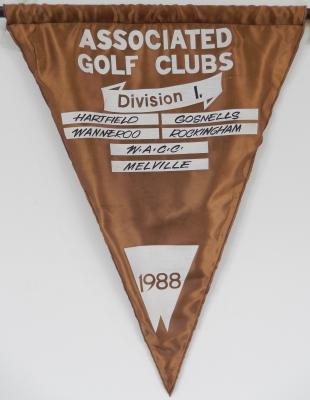 PENNANT - MEN - ASSOCIATED GOLF CLUBS DIVISION 1 1988