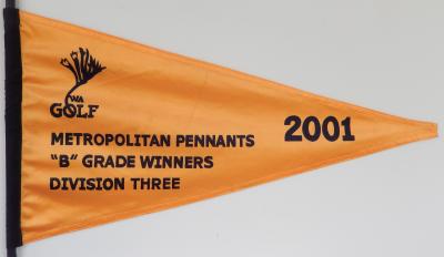 PENNANT - MEN - GOLF WA B GRADE DIVISION 3 2001