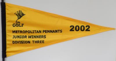 PENNANT - BOYS - GOLF WA DIVISION 3 2002