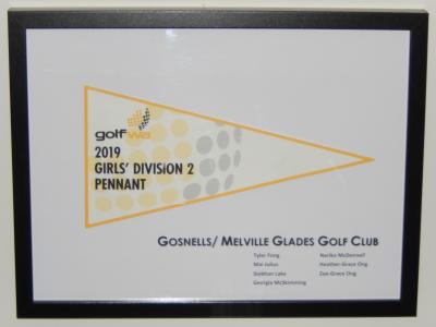 PENNANT - GIRLS - GOLF WA DIVISION 2 2019