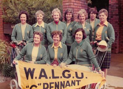 PENNANT - WOMEN - WALGU C DIVISION 1977