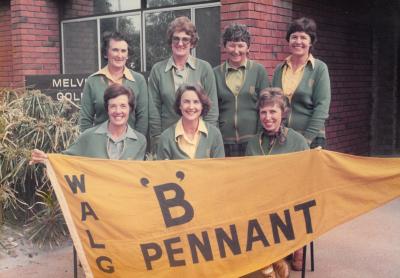 PENNANT - WOMEN - WALGU B GRADE 1979