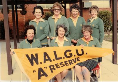 PENNANT - WOMEN - WALGU A RESERVE 1980