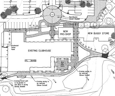 CLUBHOUSE REDEVELOPMENT PLANS 2001