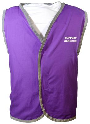 PURPLE SUPPORT SERVICES VEST