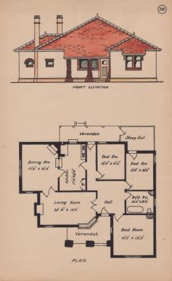 ARCHITECTURAL PLAN: FRONT ELEVATION 28