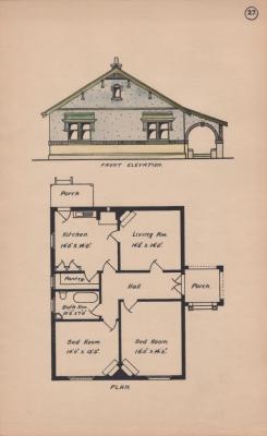 ARCHITECTURAL PLAN: FRONT ELEVATION 29