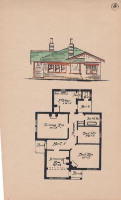 ARCHITECTURAL PLAN: FRONT ELEVATION 17