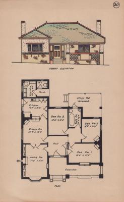 ARCHITECTURAL PLAN: FRONT ELEVATION 19