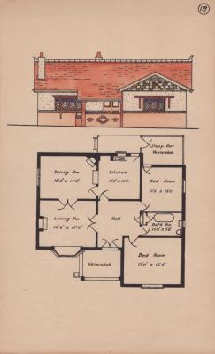 ARCHITECTURAL PLAN: FRONT ELEVATION 21