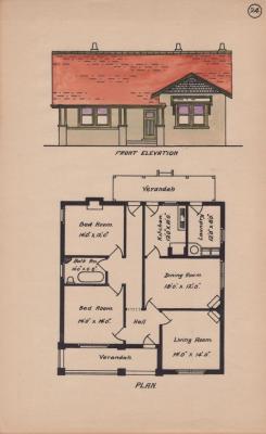 ARCHITECTURAL PLAN: FRONT ELEVATION 23