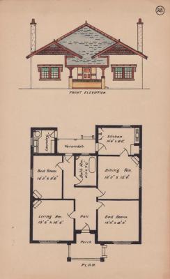 ARCHITECTURAL PLAN: FRONT ELEVATION 24