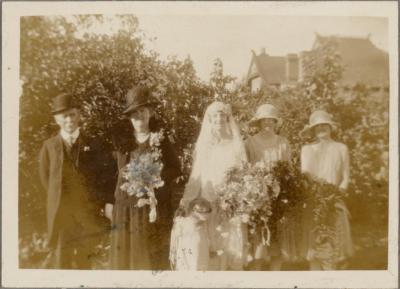 PHOTOGRAPH (DIGITAL COPY): ALICE STIRLINGS WEDDING, MELBOURNE, WHITE FAMILY