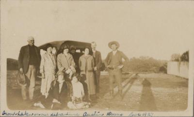 PHOTOGRAPH (DIGITAL COPY): GROUP PHOTOGRAPH, AUSTIN DOWNS, WHITE FAMILY, 1927