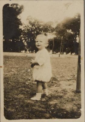 PHOTOGRAPH (DIGITAL COPY): INFANT AGED 16 MONTHS, WHITE FAMILY