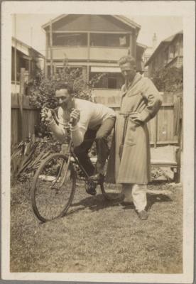 PHOTOGRAPH (DIGITAL COPY): 'THE TWO HALF WHITS' KERRY AND SHIRLEY, SYDNEY, WHITE FAMILY