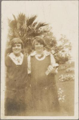 PHOTOGRAPH (DIGITAL COPY): GRACE AND ROSE, VICTORIA SQUARE COLLEGE, WHITE FAMILY