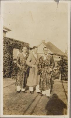 PHOTOGRAPH (DIGITAL COPY): 'THREE MUSKETEERS', WHITE LODGE, WHITE FAMILY