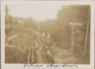 PHOTOGRAPH (DIGITAL COPY): MINIATURE RAILWAY, BLUE MOUNTAINS, WHITE FAMILY