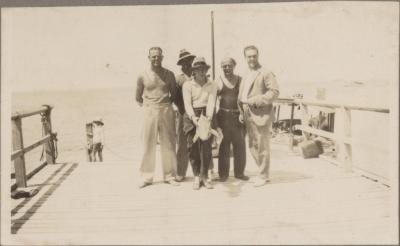 PHOTOGRAPH (DIGITAL COPY): LANDING JETTY ROTTNEST, FEBRUARY 1931, WHITE FAMILY