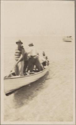 PHOTOGRAPH (DIGITAL COPY): 'HOME WITH THE DAYS CATCH', ROTTNEST 1931, WHITE FAMILY