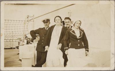 PHOTOGRAPH (DIGITAL COPY): MV WESTRALIA NEW YEAR TRIP, 1932, WHITE FAMILY