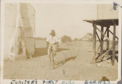 PHOTOGRAPH (DIGITAL COPY): JUPITER'S FIRST RIDE, CUE, WHITE FAMILY, 1927