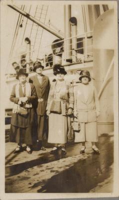 PHOTOGRAPH (DIGITAL COPY): SHIP, WHITE FAMILY, 1927