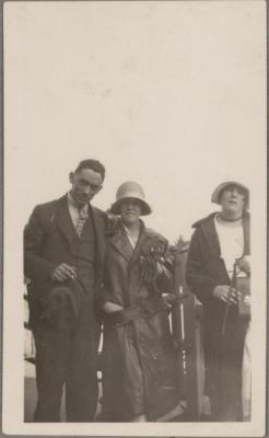 PHOTOGRAPH (DIGITAL COPY): THREE PEOPLE, WHITE FAMILY