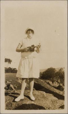 PHOTOGRAPH (DIGITAL COPY): ROSE ON MOUNT BROWN, YORK, WHITE FAMILY