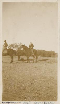 PHOTOGRAPH (DIGITAL COPY): 'KANGAROOING AUSTIN DOWNS, CUE', WHITE FAMILY, 1927