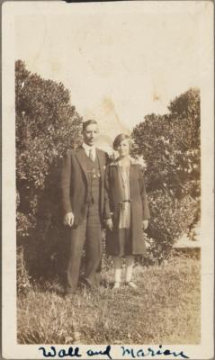 PHOTOGRAPH (DIGITAL COPY): UNCLE WALL AND MARION, WHITE FAMILY