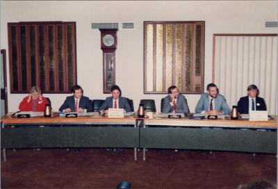 PHOTOGRAPH: 'SWEARING-IN CEREMONY', 1987